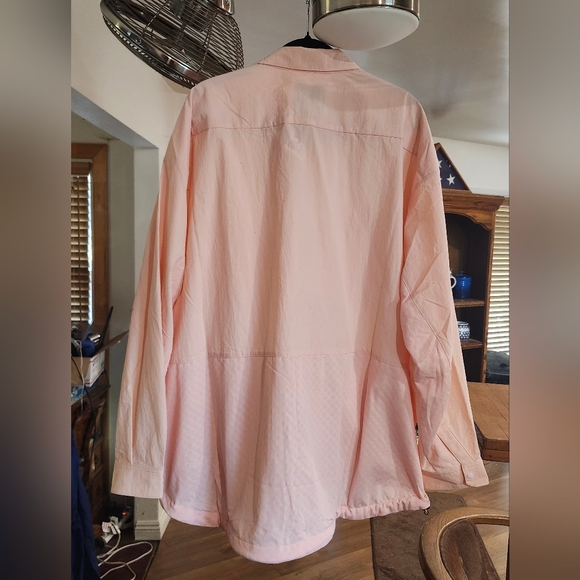 Dickies x TDC Snap Button Long Sleeve Work Shirt In Champagne Pink - Size 2XL - Picture 2 of 16